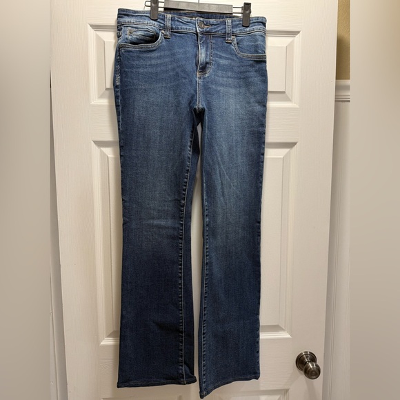 Kut from the Kloth Blue Flare Wide Leg Jeans - Picture 10 of 15